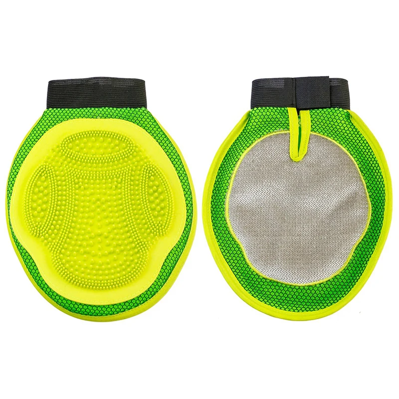 Newcomdigi Dog Combing Hair Remove Gloves Grooming Cleaning Massage Bath Brush Large Comb Pet Care | Дом и сад