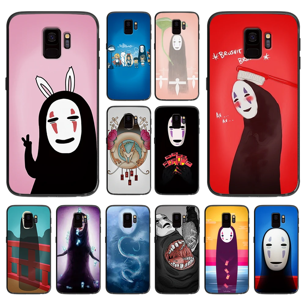 Hayao miyazaki унесенный спиром без лица Мягкий чехол для телефона Samsung Galaxy S6 S7 S8 S9 S10e Plus