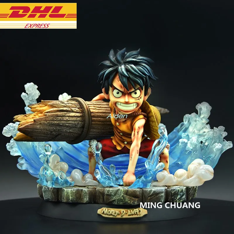 9 &quotЦельная статуя соломенная шляпа Пираты бюст Обезьяна D. Luffy полноразмерный