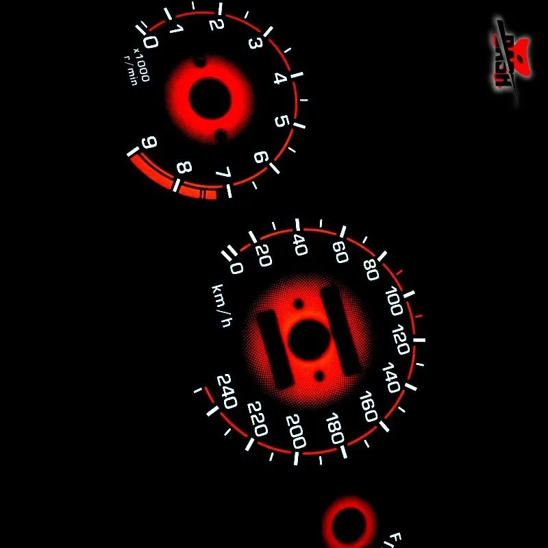 DASH EL Glow Gauge для Civic EK 1996 1999 манул автоматическая коробка передач обратная черная панель красная градация