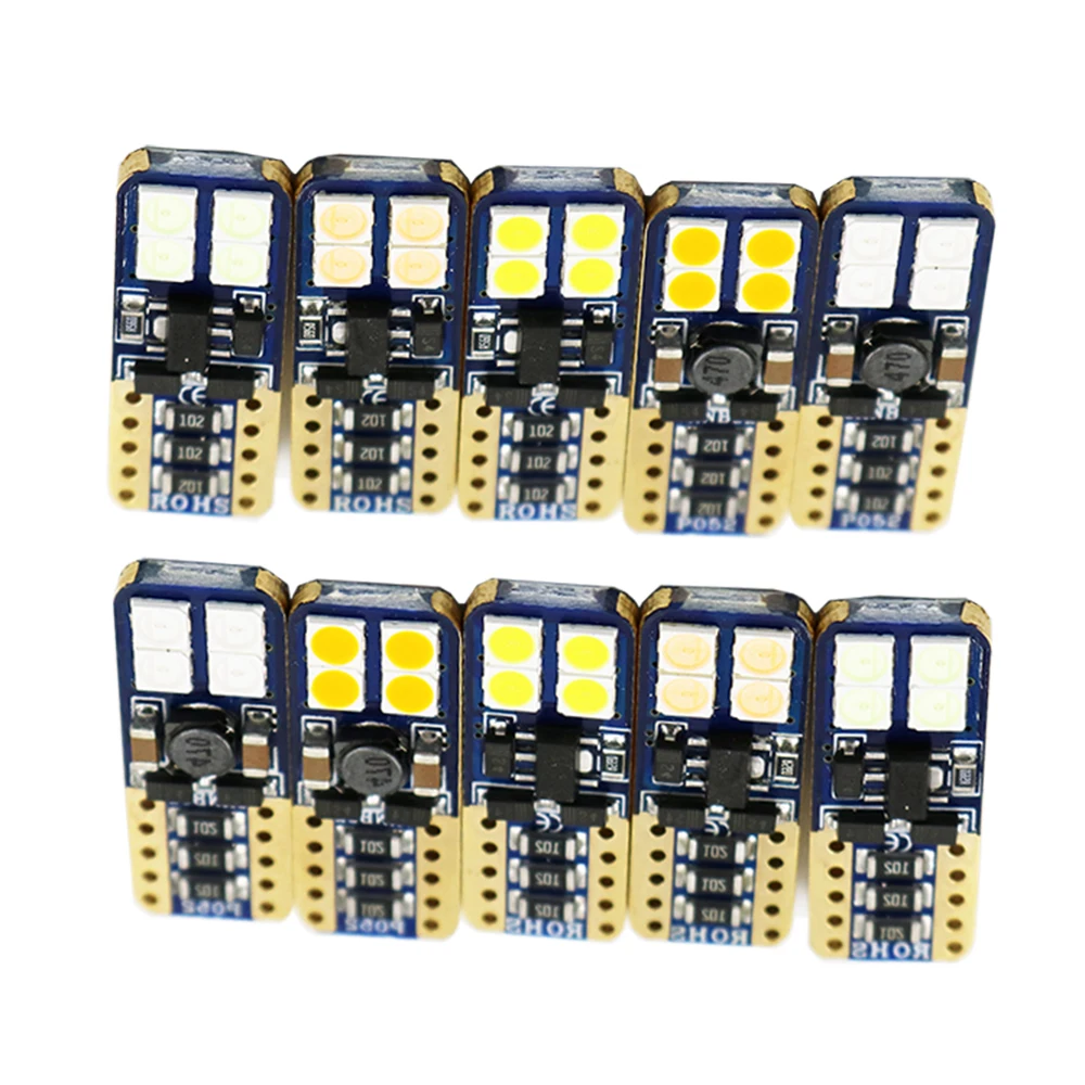 YSY 100 шт. высокое качество T10 8SMD 3030 светодиодная Автомобильная фара Canbus без ошибок
