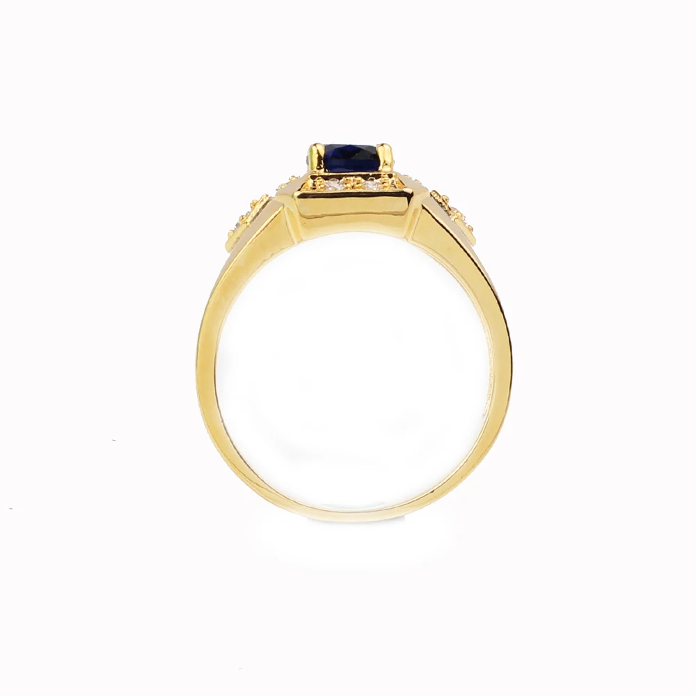 Модные ювелирные изделия кольцо золотого цвета для мужчин и женщин унисекс