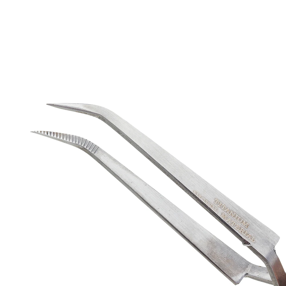 Зажим для пайки зажим фиксированный пинцет изогнутый рта нержавеющая сталь 16
