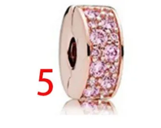 Настоящее серебряное серебро 925 пробы бусина с фиксирующей пряжкой бусины