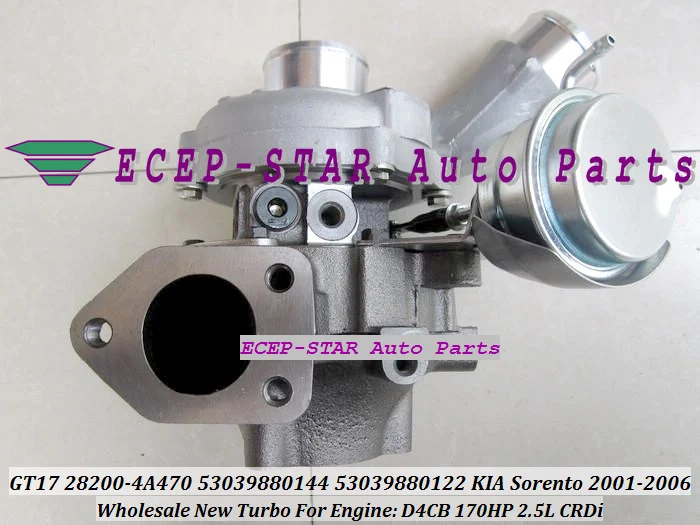 Бесплатная доставка BV43 28200 4A470 0144 53039700144 53039700122 Турбокомпрессор Для KIA Sorento 2.5L CRDi 01
