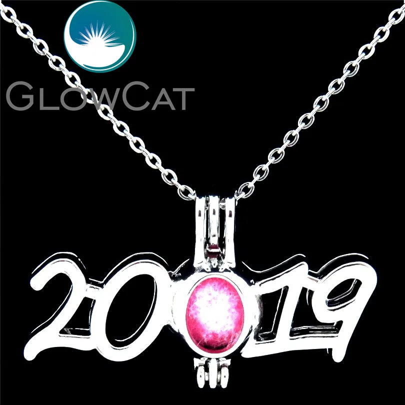 GLOWCAT K479 арабские цифры 2019 год бусины клетка ароматерапия эфирное масло диффузор