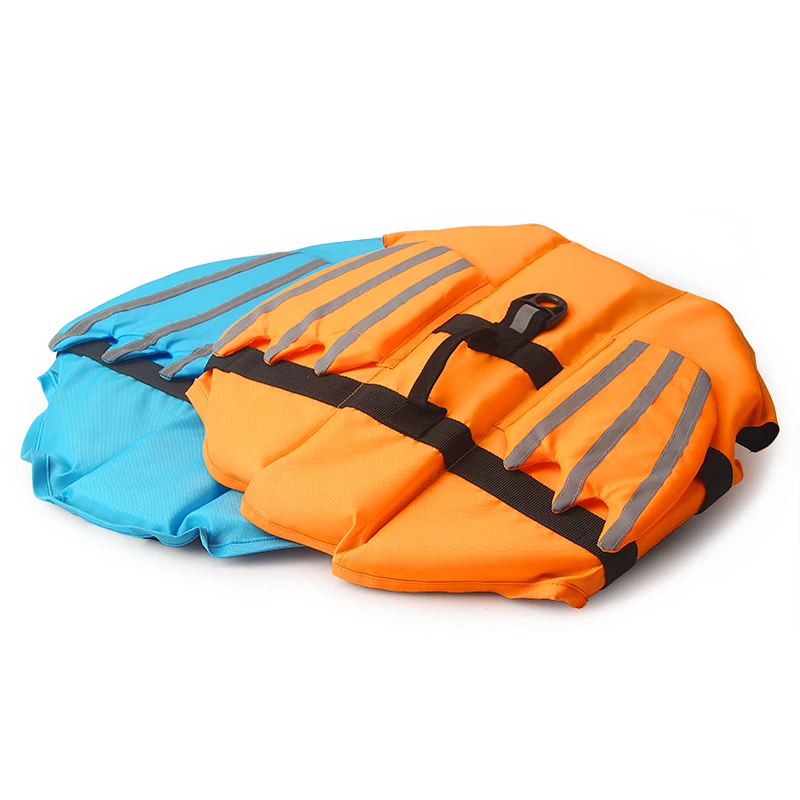 

Pet Life Jacket Dog Vest Summer Doggy Safety Swimwear Swim Suit Waterpoor Clothes Chien Supplies Reflective Wing Clothing Puppy