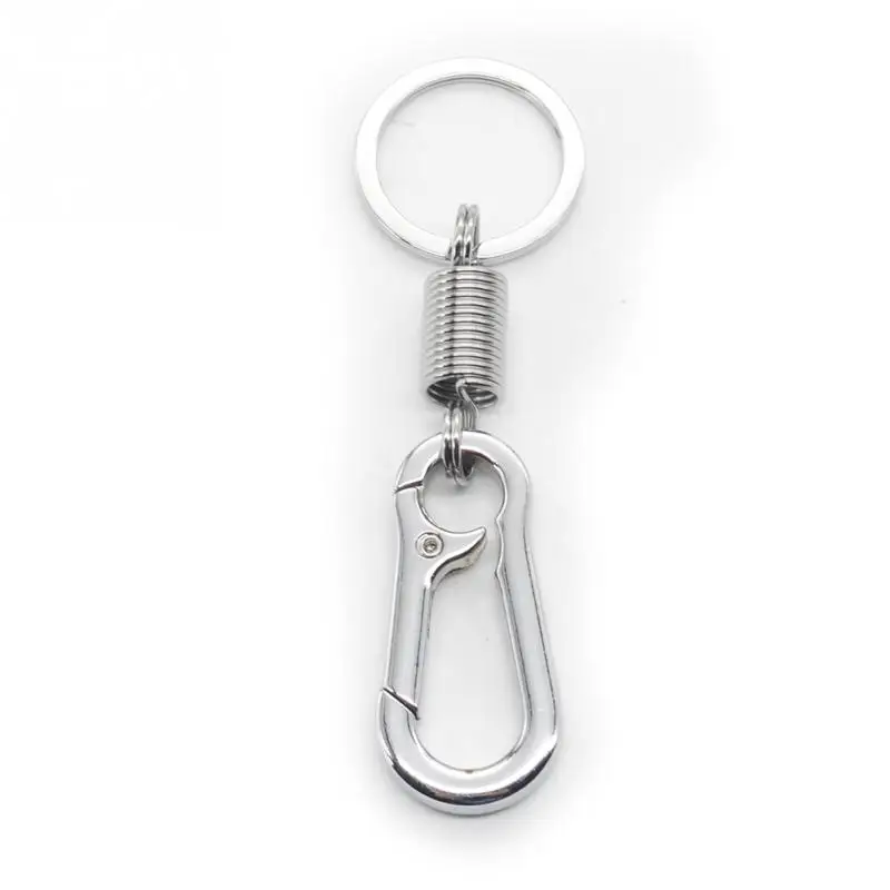 1 шт. Нержавеющая сталь Gourd Пряжка Карабин брелок пояс клип с защитой от потери