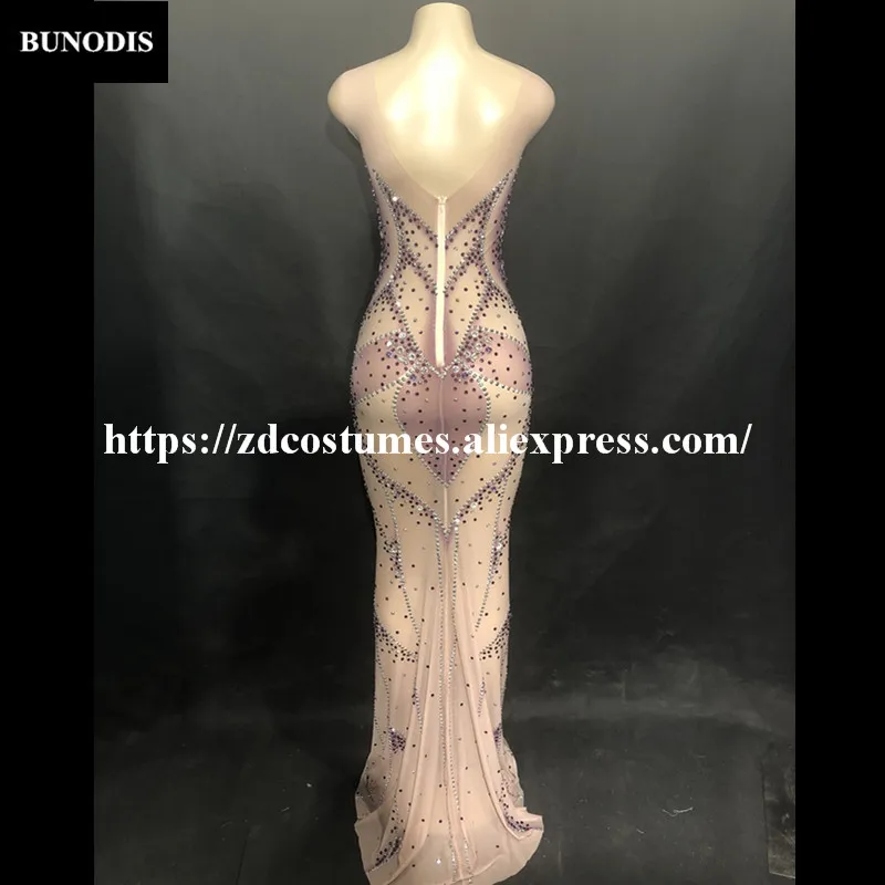 ZD285 Женская Сексуальная пряжа длинная юбка полный 6000 шт цвет стекло сверкающие кристалл ночной клуб День рождения Мода звезда костюм
