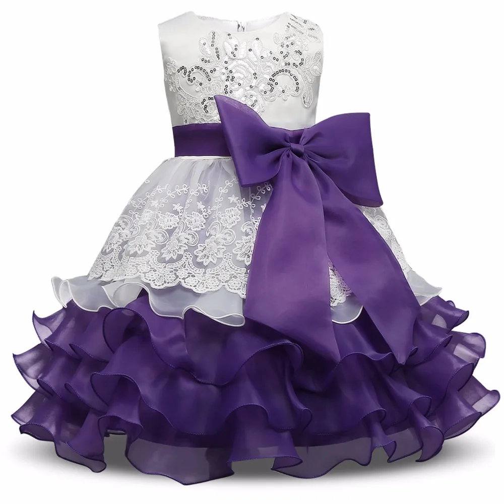 Baby Girl Ball Gown Dresses Tutu Birthday Dress Girls Kids Princess Party Evening Formal Wear Costume Children Clothing | Детская одежда