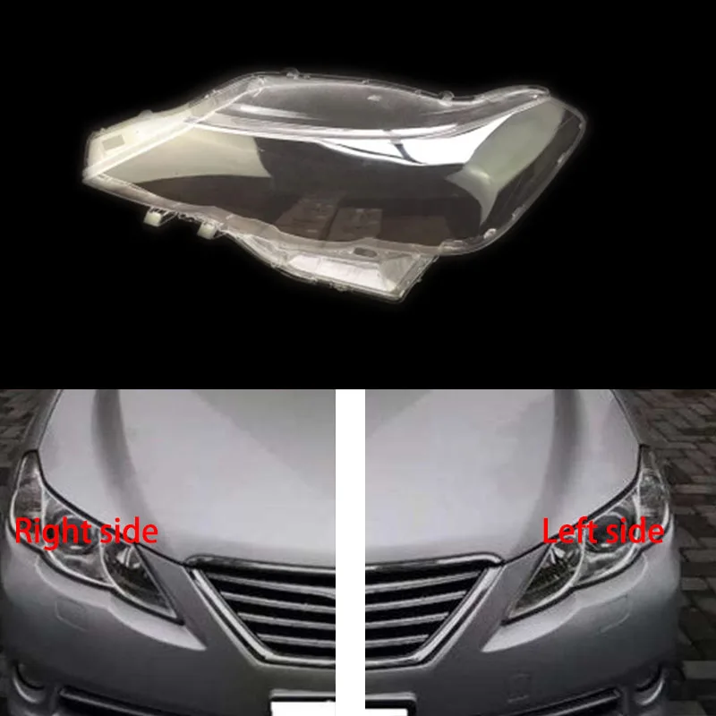 Для Toyota mark reiz 2010 2011 2012 передние фары стеклянный абажур крышка лампы прозрачная маска Защитная крышка