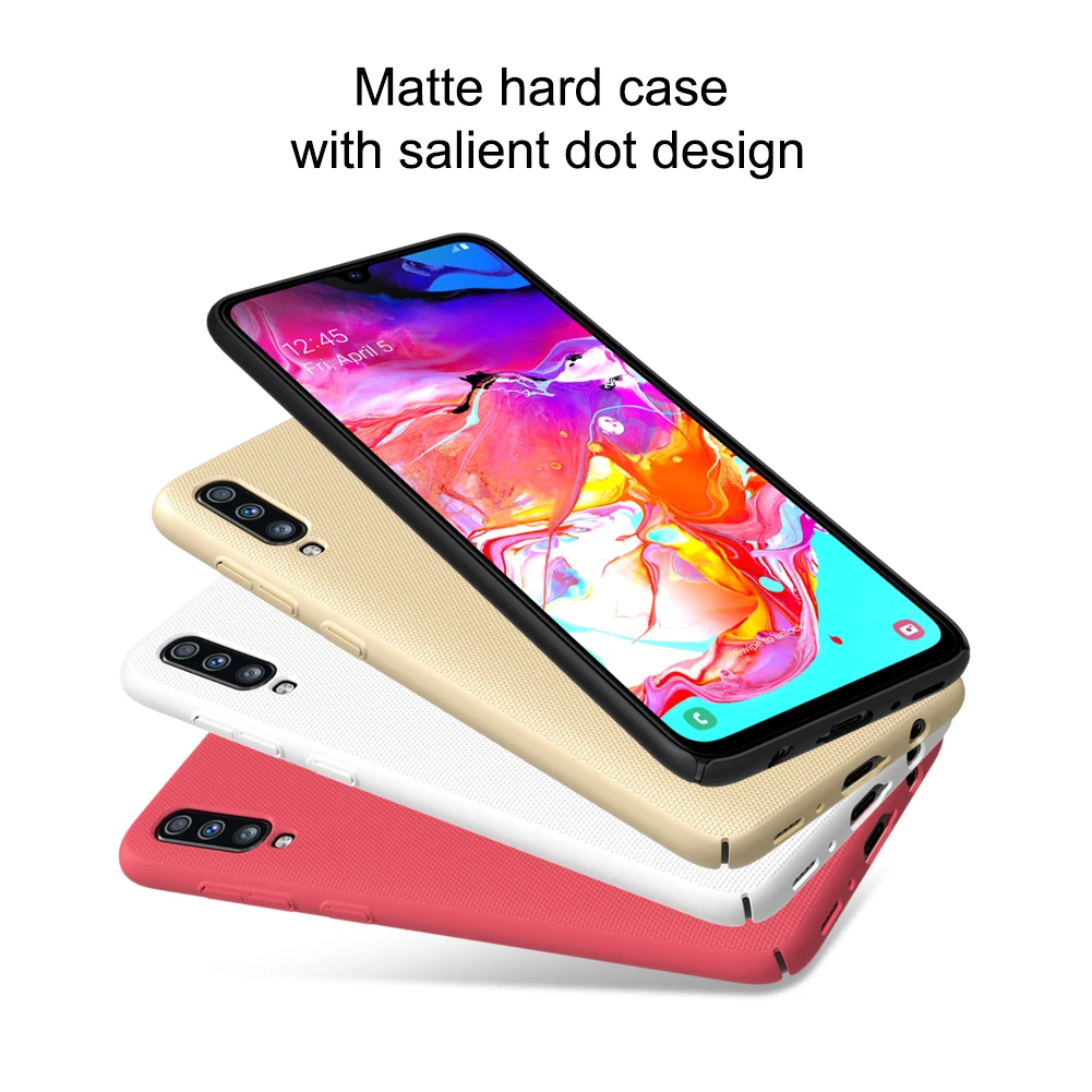 Nillkin Matte Case for Samsung Galaxy A70 Super Frosted Shield Mobile Phone Shell Ultra Thin PC Hard Cover |