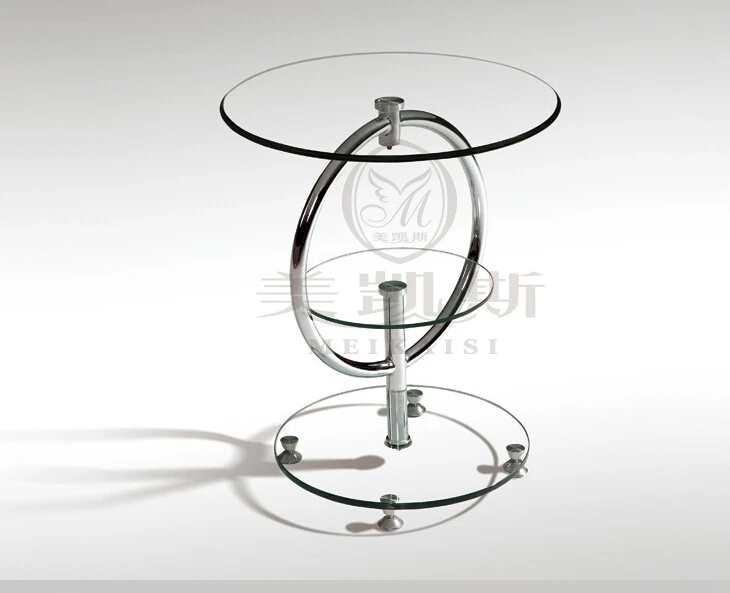 Современный и контрактный телефон. Небольшой чайный столик из закаленного