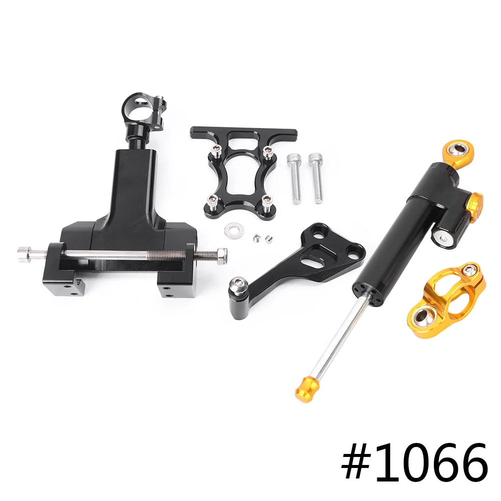 

For Yamaha MT-07 MT07 2013-2017 CNC Steering Damper Stabilizer w/ Bracket Set Saftety Control Anodized Aluminum Motorcycle Parts