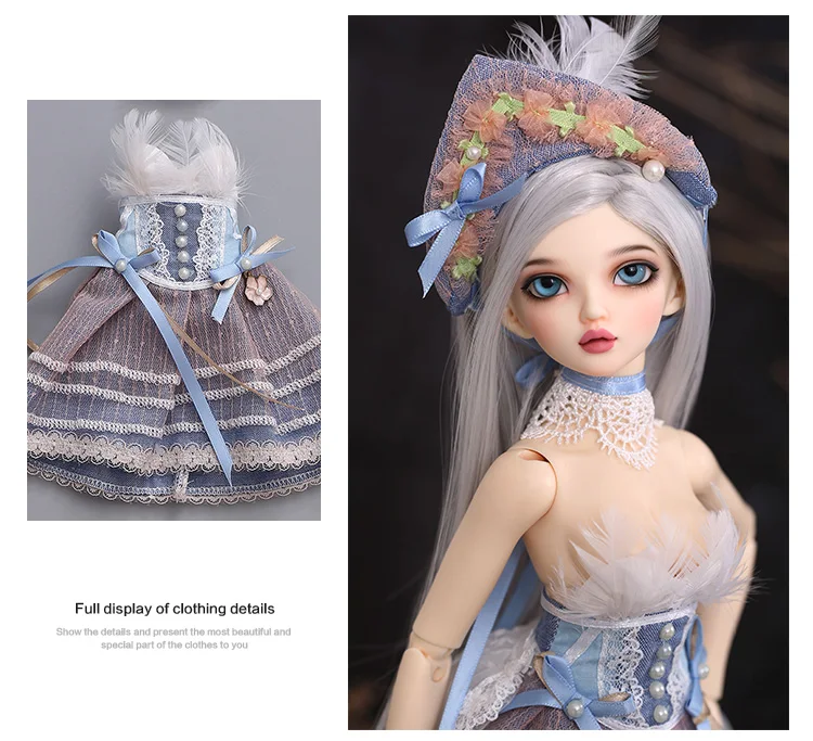 BJD Кукла Одежда 1/4 милое платье Кукла Одежда FL Fairyline для Minifee Rendia девушка тело кукла аксессуары Fairyland luodoll