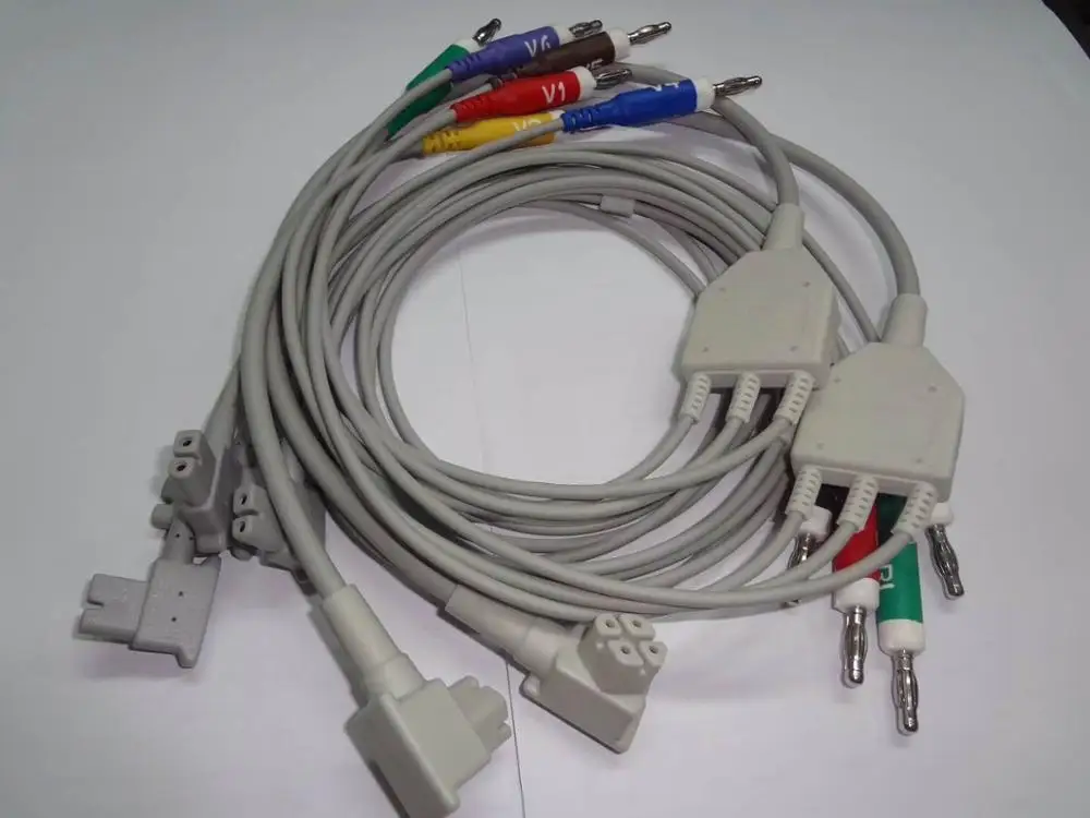 Совместимый hp TC30 TC50 TC70 кабель для ЭКГ Leadwires отделки серии 10 свинцовых проводов