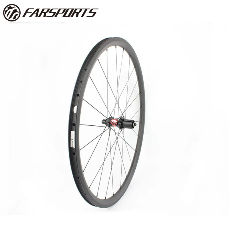 Farsports FSC38-CM-23 DT240 38 мм 23 мм углеродный набор бескамерных колес, 38 глубокий профиль OEM Китай велосипедные клинкерные колеса