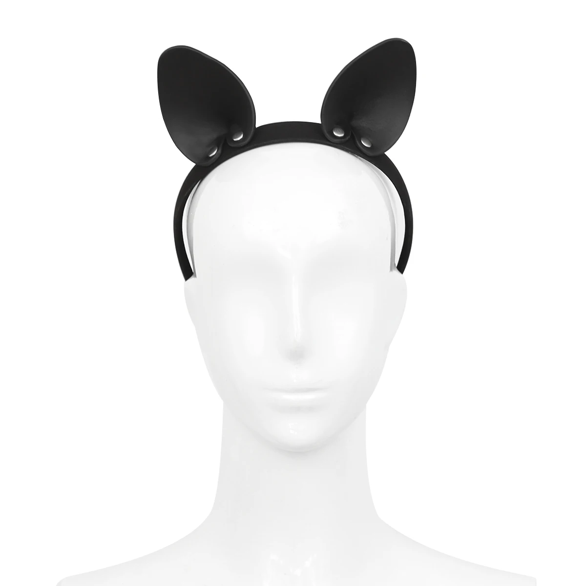 Повязка на голову LoveFun из искусственной кожи заказ с ушками кролика кошачьей мыши