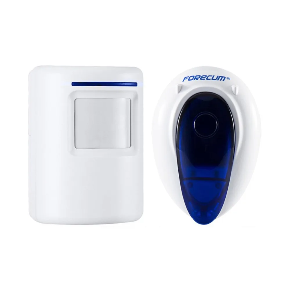 Forecum fk-007 PIR Sensor Door Bell Wireless Doorbell With 36 Songs 200-300M Range Home Hardware US EU Plug | Обустройство дома