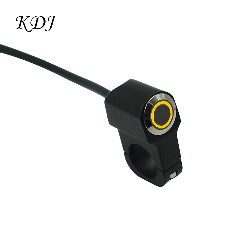 

7/8" 22mm 24mm Motorcycle Switches Handlebar Mount Switch Headlight Hazard Brake Light Power ON-OFF With Yellow Light