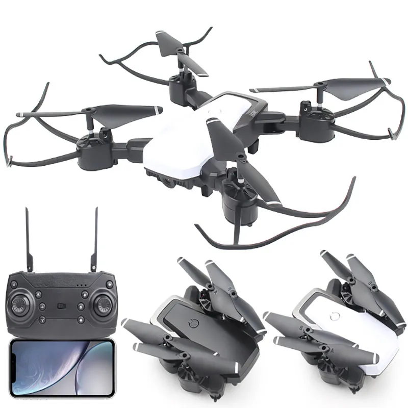 Дроны с камерой hd 1080P складной Радиоуправляемый квадрокоптер FPV Wifi дешевые радиоуправляемые вертолеты Беспроводная сумка для хранения самолета Подарочные игрушки