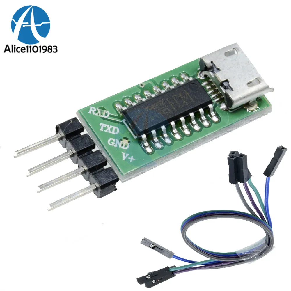 Набор для самостоятельной сборки CH340C/CH340T Micro USB TTL последовательного порта ISP