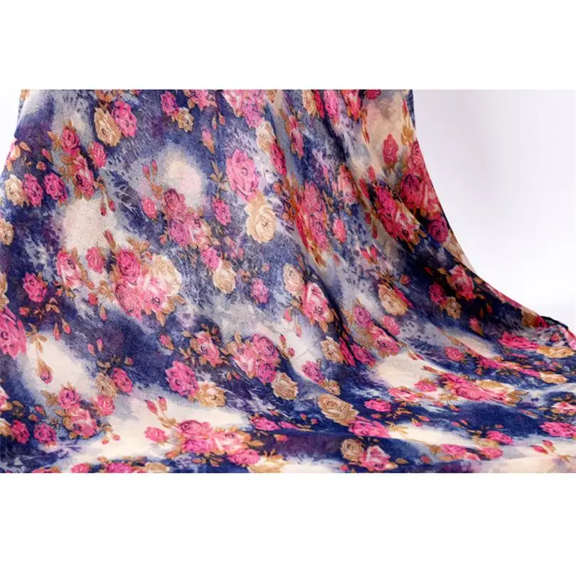 Горячая Распродажа Новая мода высокое качество женский хлопок вуаль полиэстер