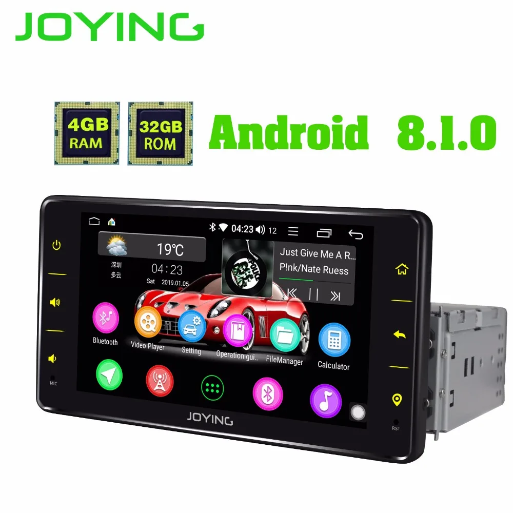 6.2"Single Din 4GB+32GB Universal Head Unit Android 8.1 Car Radio GPS Bluetooth WIFI Multimedia Player Buit-in DSP Support Zlink |