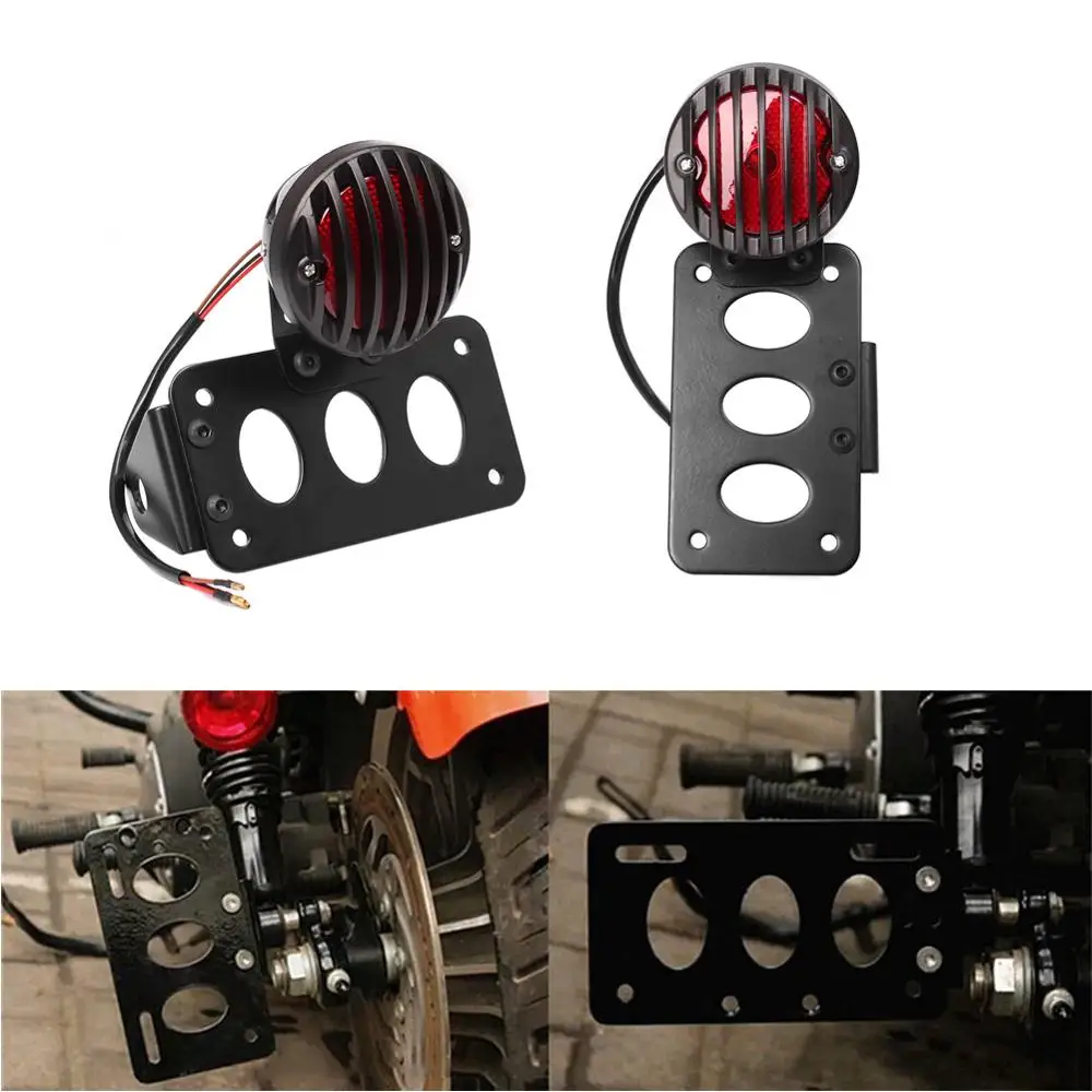 Новый Кронштейн номерного знака стоп сигнал задний фонарь для Harley Choppers Sportster