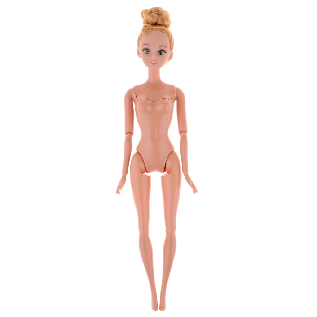 BJD кукла 1/6 12 шаровых шарнирных кукол девушка кукла с макияж голова для куклы DIY(светлые волосы