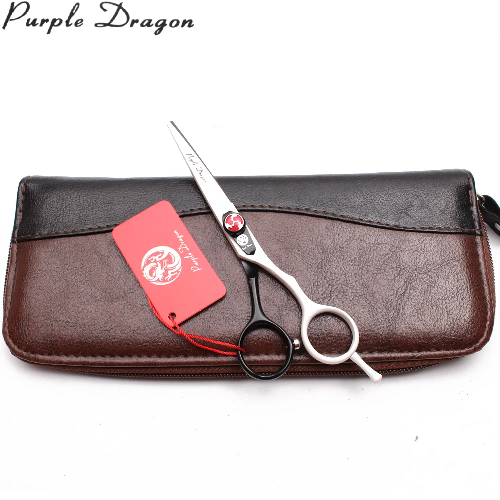 6 &quotнержавеющие фиолетовые драконы белые и черные прямые ножницы филировочные