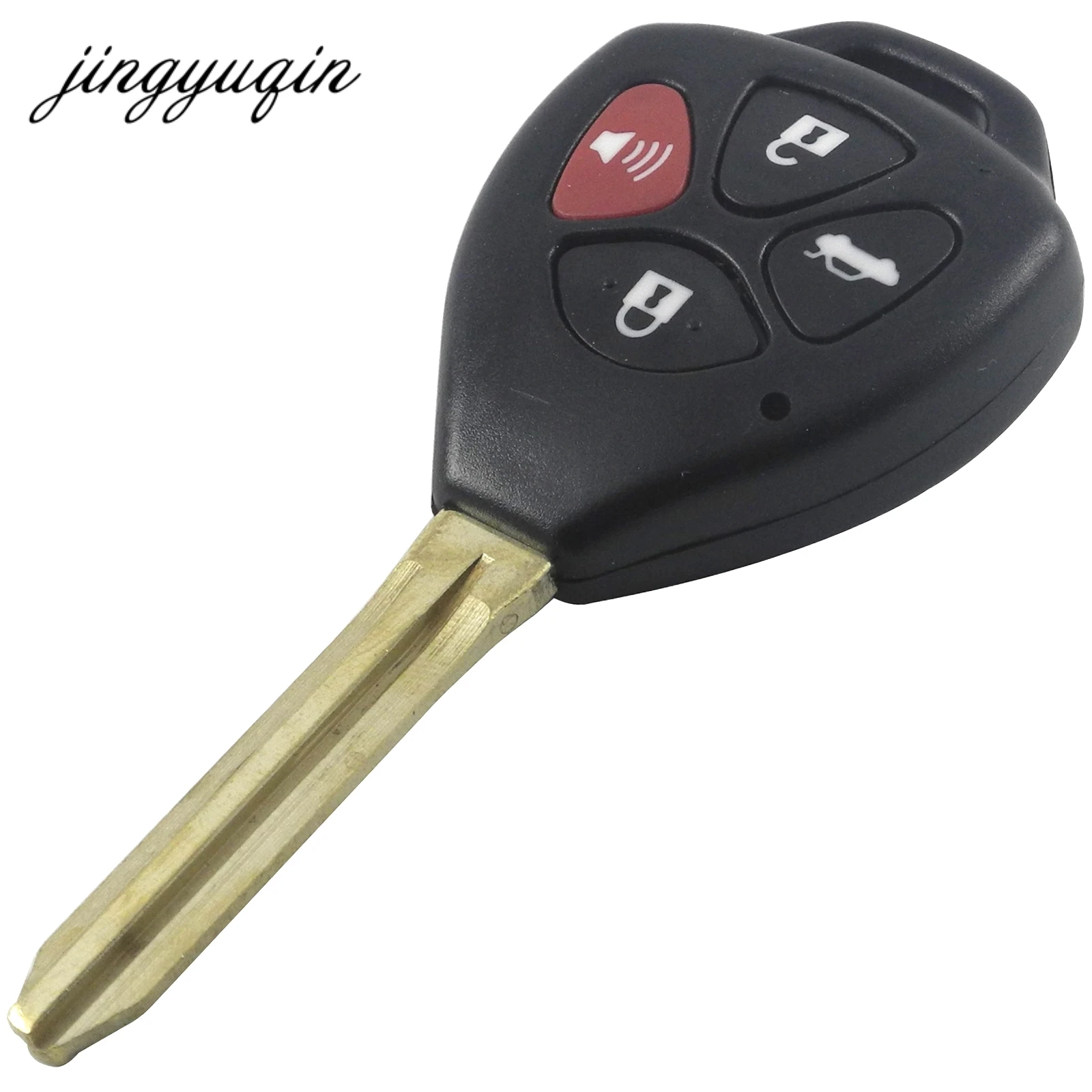 Чехол для пульта дистанционного управления jingyuqin 10 шт./лот ключ Toyota Camry Avalon Corolla