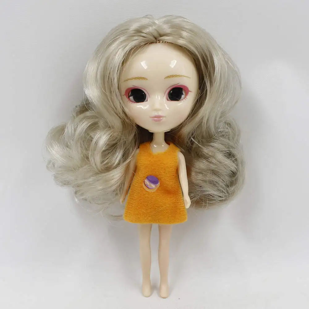 Мини кукла Pullip 11 см, как BJD кукла различные цвета волос прическа одежда случайный