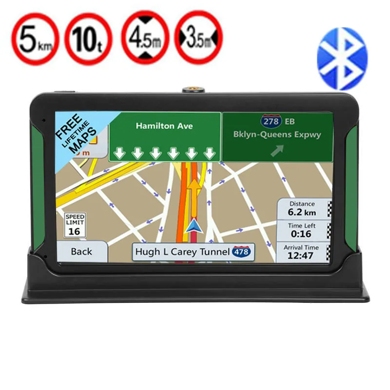 7 дюймов gps автомобильный навигационный инструмент FM Bluetooth Navitel8GB спутниковая голосовая навигация грузовик gps навигация автозапчасти Европа l