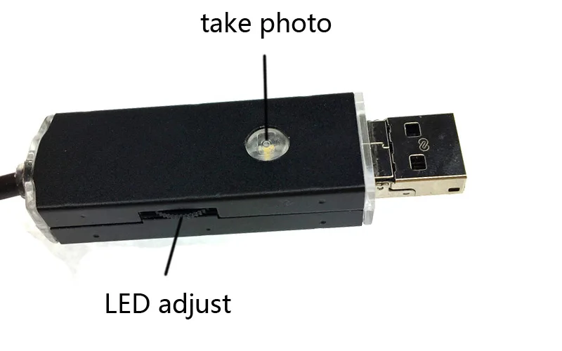 USB эндоскоп с кабелем 1/ 2 м и объективом 7 мм|Камеры видеонаблюдения| |