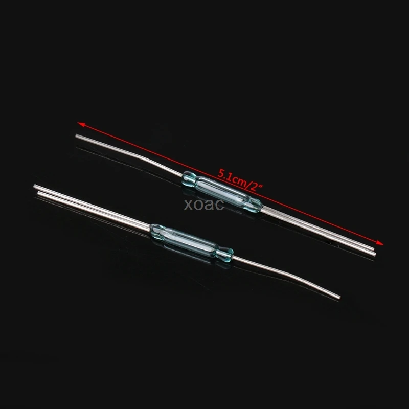 10 шт. 2.5X14mm 4 Вт 3-контактный стеклянный геркон реле магнитные переключатели N/O N/C SPDT