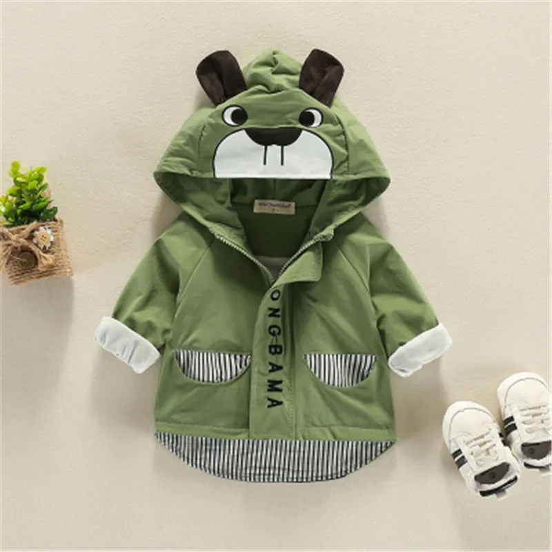 Baby Girls Totoro jacket Cute bear Cartoon Hooded Coat Baby Boys Totoro Outerwear Baby sport Jackets Toddler kids clothing