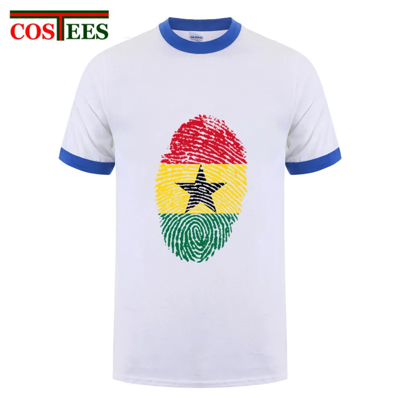 Humor Ghana Flag/футболка с отпечатком пальца мужская повседневная патриотическая