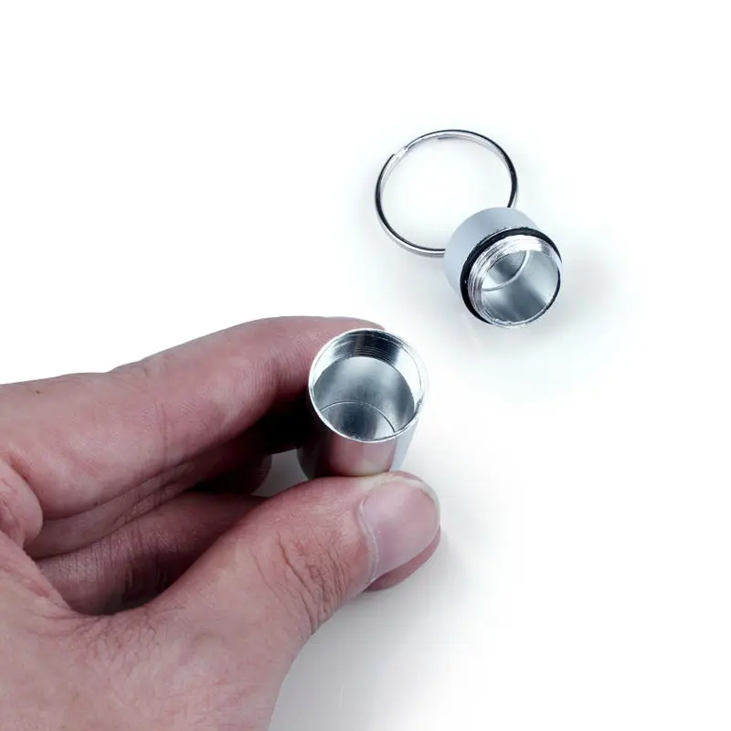 5 X Портативный водонепроницаемый мини алюминиевый брелок для планшета хранение