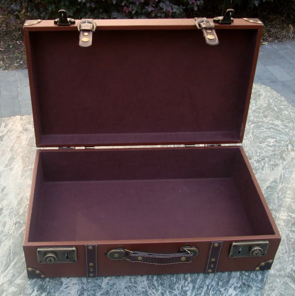 Мужской винтажный деревянный короткий чехол Волшебная большая сумка аксессуары