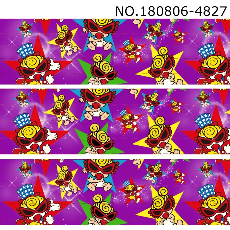 10 ярдов разные размеры мультяшная гистереческая мини лента с принтом лента|Ленты