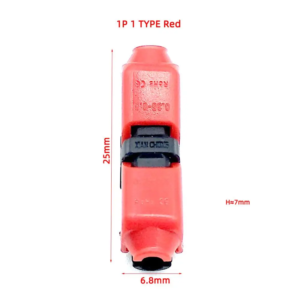 5PCS I1 RED 5 шт. быстрый фиксатор соединения провода разъем проводов для 1 Pin 2 Pin 22-18AWG светодиодные ленты провода автомобиля аудио кабель терминалы обжимной - Цвет: 5PCS I1 RED