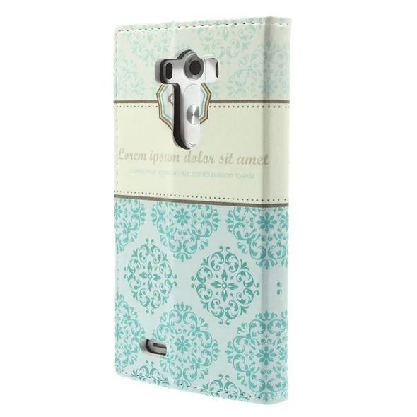 Чехол кожа для G3 элегантный цветок и корона бумажник LG с стойка |