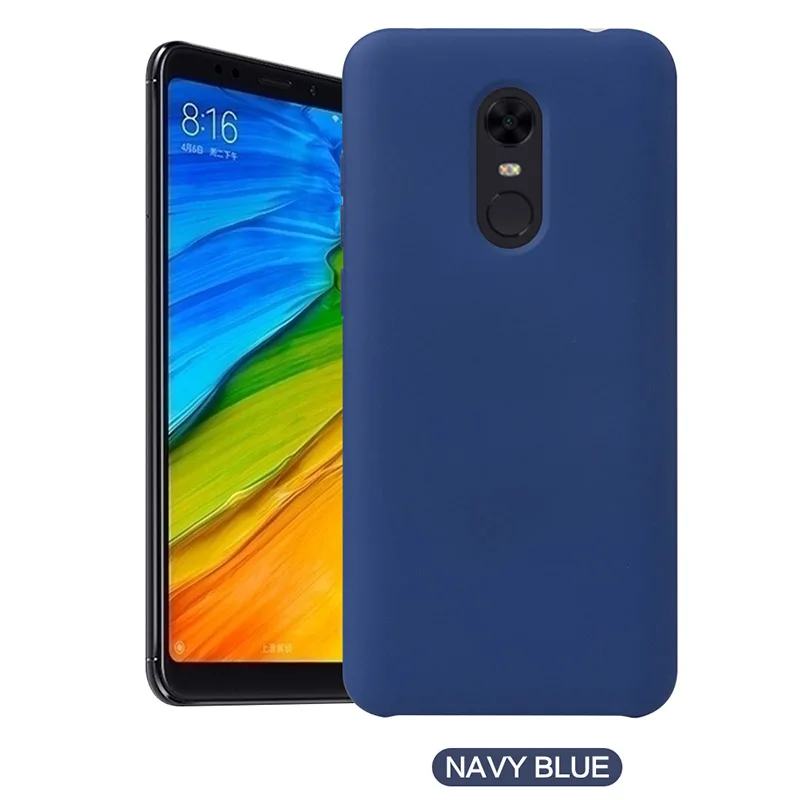 Официальный оригинальный силиконовый чехол для xiaomi redmi 5 plus чехлы из ТПУ задней