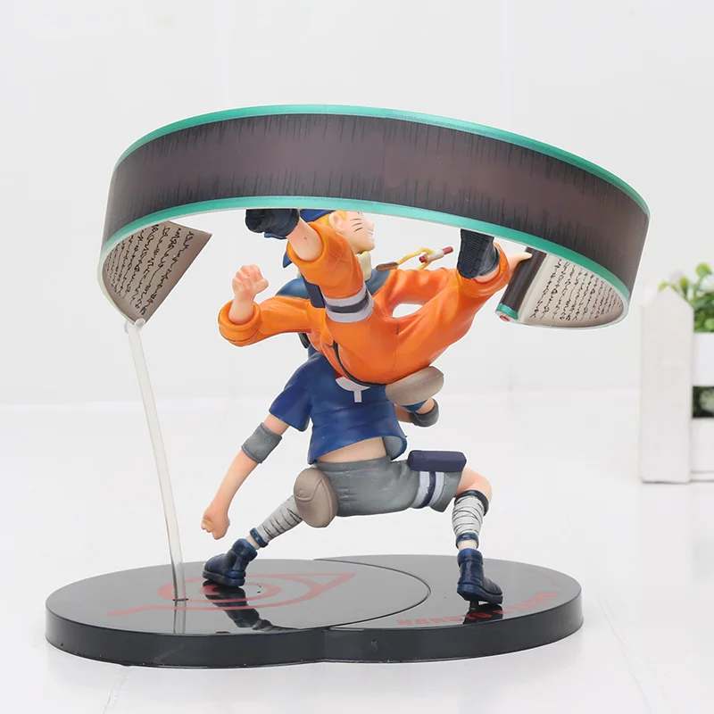 Наруто нарисованная ФИГУРКА СЕРИИ G.E.M Uzumaki NARUTO& Uchiha Sasuke фигурка Коллекционная модель игрушки 18 см