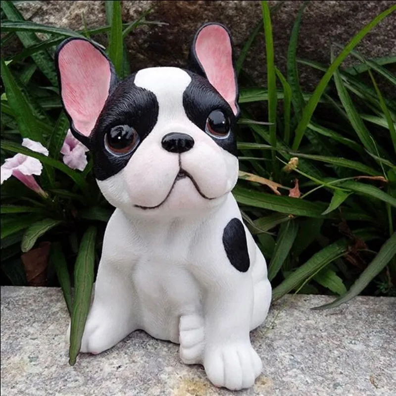 4 цвета креативные индивидуальные Французские бульдоги имитация милой собаки