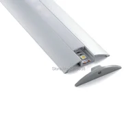 10 x 1M Sets/Lot Super Flat Led aluminum profile and arc shape led channel for Kitchen or led Cabinet lights