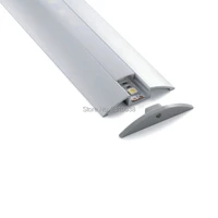 10 x 1m setslot super flat led aluminum profile and arc shape led channel for kitchen or led cabinet lights