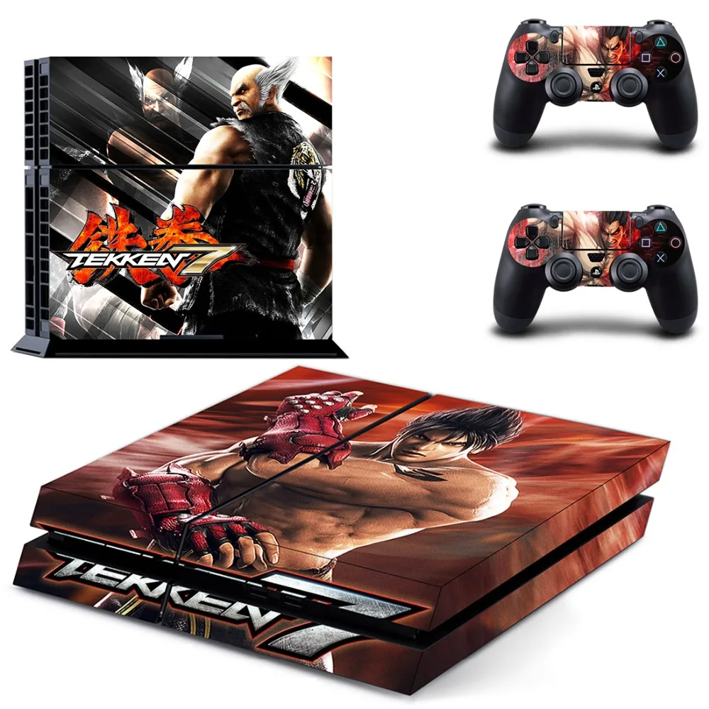Виниловые наклейки для игровой приставки Sony Playstation 4 и 2 контроллера PS4|Наклейки| |