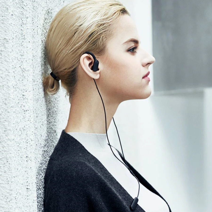 Xiaomi беспроводной Bluetooth ушной крючок скрытый зажим анти-падение IP4X Водонепроницаемый Музыка Спорт Мини наушники